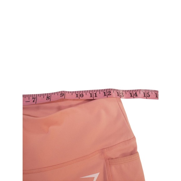 Gymshark Sweat Seamless Ankle Leggings Womens Medium‎ Terracotta Pink High Waist - Picture 9 of 12